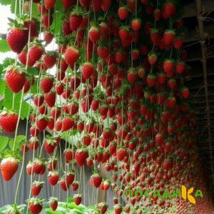 Клубника ампельная Анастасия купить по цене от 370р. в интернет-магазине «Посадика» с доставкой почтой в в Карачеве и по всей России – [изображение №1].